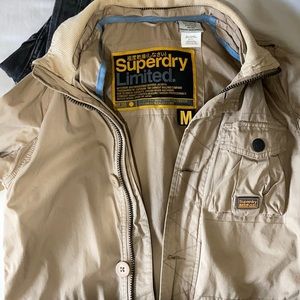 Super dry corduroy collar lightweight jacket